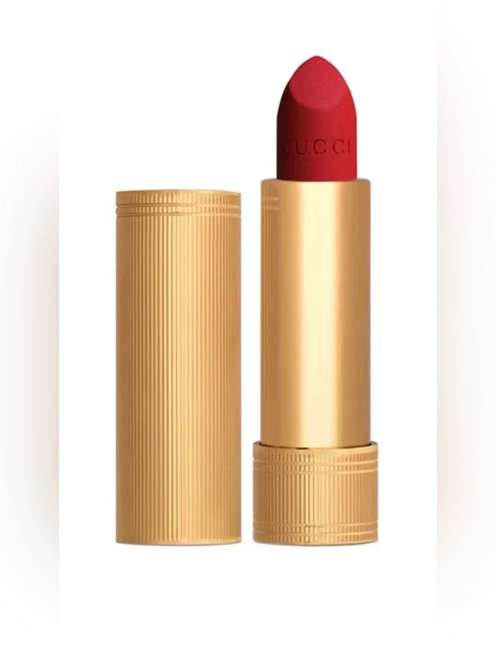 GUCCI Rouge A Levres mat lipstick Constance vermillion NIB